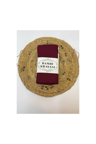 Aldaıyr Hijab Kadın Bambu Kraş 00-bordo