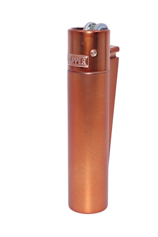 Clipper Özel Kutusunda Metal Çakmak - Koyu Rose Gold Mat Brushed Dark Rose Gold Rose