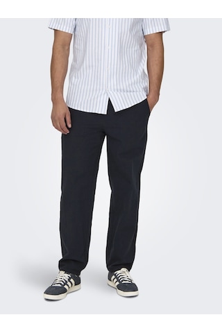 Onssınus Loose 0007 Cot Lın Pant Noos Erkek Mavi Pantolon - 22028267 Mavi