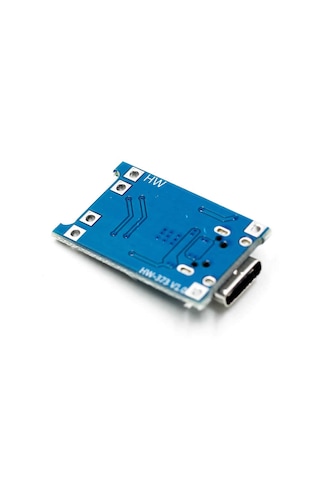 10 Adet Usb Type-c Tp-4056 1s 5a/1a Bms Devresi Lityum Pil Şarj Modülü