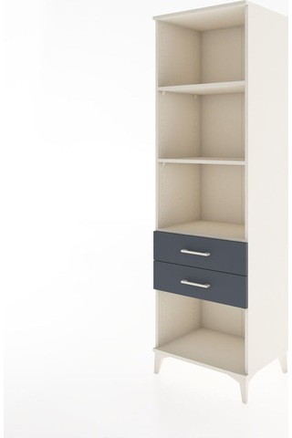 Hyperion Dolap 3 Raflı 2 Çekmeceli 60x44x195 Aytaşı-antrasit Aytaşı