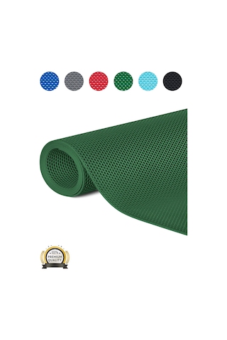 Hortumtech Bal Petek Paspas Kaydırmaz Pvc Islak Zemin Duş Havuz Su Tahliyesi 4 Mm - Yeşil 120 X 160 Cm