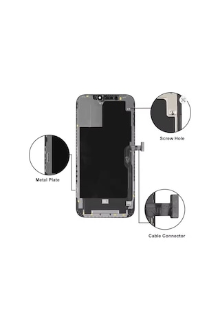 Apple iPhone Uyumlu Xs Max A Kalite Ön Lcd Ekran Dokunmatik Sıvı Bandı Kırılmaz Tamir Seti Set