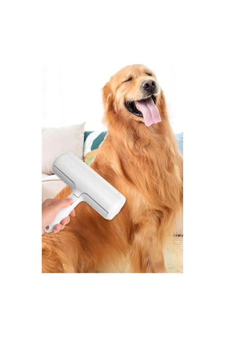 Kedi Köpek Tüy Toplayıcı Hazneli 2 Yönlü Kazak Kıyafet Elbise Halı Yatak Kıl Toz Tüy Gırgırı