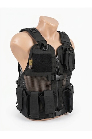 Süngü Tactical Taktikal Ekipman Yelek Siyah