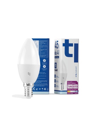 Redeem Plus C37s E14 Mum Ampul, Titreşimsiz, Göz Konforu, 609 Lümen, Parlak Beyaz, 5700 Kelvin