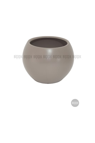 Küre Saksı 37 Cm Mocha Kahverengi