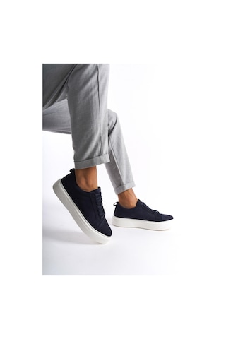 Mubiano Hakiki Deri Mbnbkm3-lcv Erkek Nubuk Lacivert Sneaker & Spor Ayakkabı Lacivert