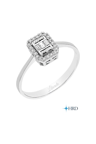 Modern Tasarım 0.09 Ct Baget Pırlanta Yüzük