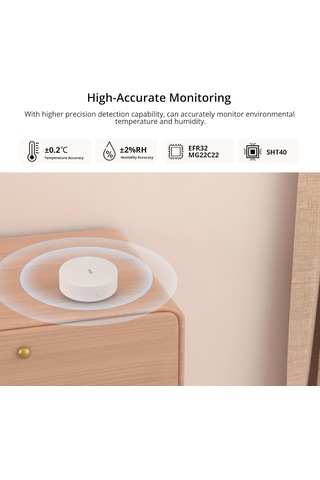 Lexroo Snzb-02p Zigbee Sıcaklık Ve Nem Sensörü Snzb-02p