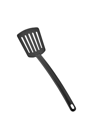 TEFLON KEPÇE KAŞIK KEVGİR SPATULA SERVİS SETİ-4 PARÇA-SİYAH