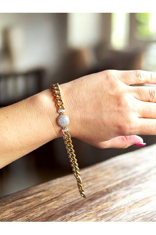 14k Gold Renkli Vip Seri Rolin Bileklik Gold