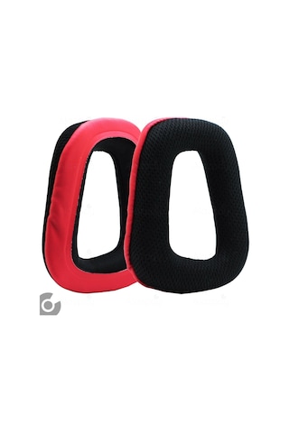 Logitech G930 G430 F450 G432 G332 G231 G230 Uyumlu Kulaklık Sünger Yastığı Pedi Kumaş Turuncu