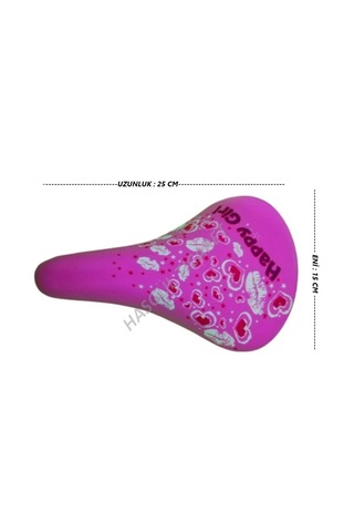 Hsgl Bisiklet Pembe Askılı Sepet Püskül Elçik Sele Bisiklet konfo