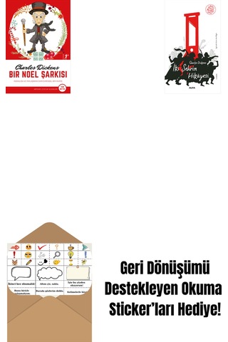 Bir Noel Şarkısı + İki Şehrin Hikayesi + Okuma Sticker'ları