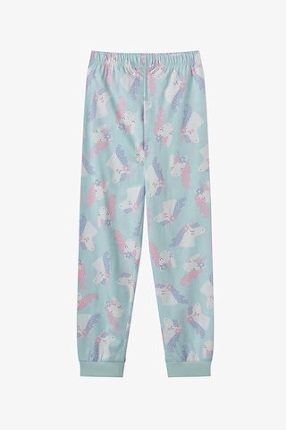 Penti Kız Çocuk Magical Repeat Pamuklu Uzun Kollu Pijama Takımı Mavi