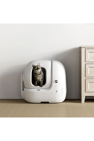 Petkit Purobot Max Pro Akıllı Kedi Tuvaleti Beyaz Resmi Distribütör