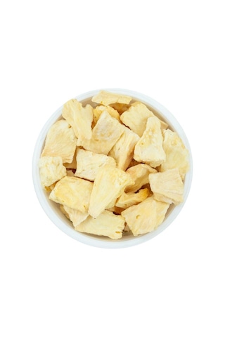 Dokuru Ananas Kuru Meyve Cipsi - Dondurularak Kurutulmuş Freeze Dried Çıtır Ananas 15 G