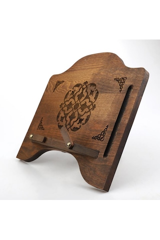 Ahşap Masaüstü Kademeli Rahle Kitap Okuma Standı Ahşap Tabletlik - Berat Rahle