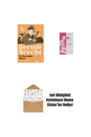 Üç Kuruşluk Opera + Bertolt Brecht - Bütün Oyunları 5 + Okuma Sticker'ları