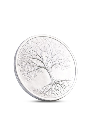 Agakulche Hayat Ağacı Gümüş Sikke Coin