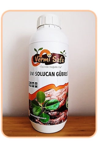 %100 Organik Vermisafa Solucan Gübresi 2 KG Katı + 1 L Sıvı