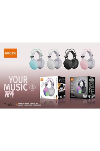 Venandin Y-680 Bluetooth 5.1 Kulak Üstü Kulaklık