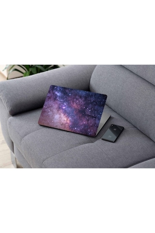 Mor Kaplama Etiketi Astronomik Defter, Tablet, Laptop, Pc, Macbook Uyumlu  Üzerine Kaplama Için Sticker Arka Kapak