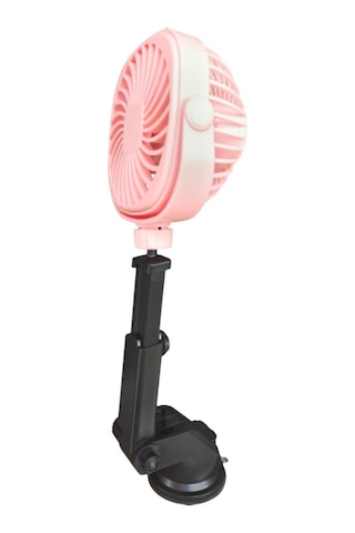 Araba Emme Kupası Fan Masaüstü Yurt Ofis Mutfak Fan Pembe , Boyut:geri Çekilebilir Pembe