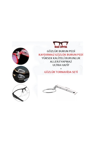 Havalı Gözlük Burun Pedi -Yumuşak Silikon Plaket Burunluk