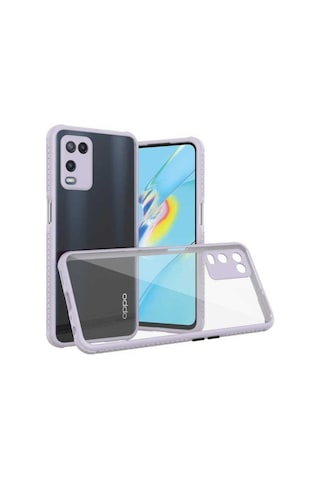 Oppo A54 4g Kılıf Zore Kaff Kapak Mor