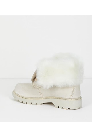 Caterpillar Utah Fur Beige Nubuk Kadın Bot Bej