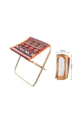 Novahub Pratik Balıkçı Sandalyesi Cls 7075 Alüminyum Alaşım, Taşınabilir Kamp Tren Dışkısı, Boyut: 24.8x22.5x27cm, Kavurucu Güneş Yeşil Yeşil