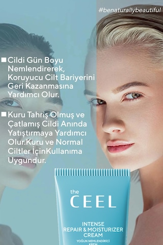 The Ceel Yoğun Nemlendirici & Bariyer Destekleyici Madecassoside Özlü Cica Krem 50 ml