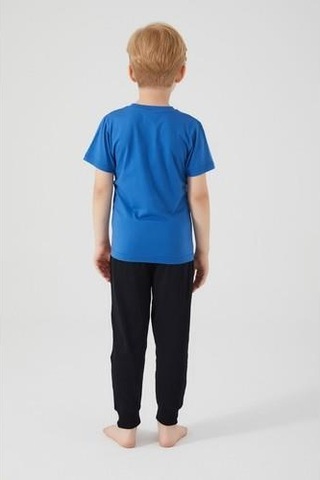 Yasin Tekstil Beyond Amazing D4754-3 Çocuk Cobalt Pijama