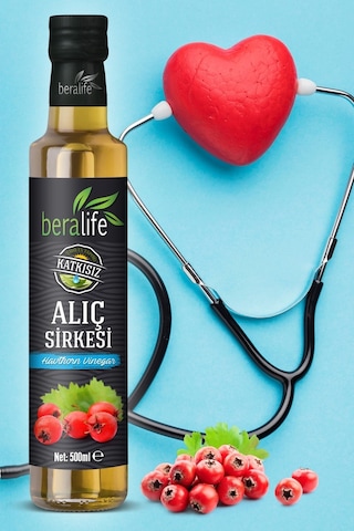 Beralife Doğal Fermente Alıç Sirkesi 500 ML