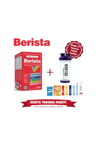 Tabvitamins Berista 60 Tablet Tanışma Paketi Shaker Hediyeli
