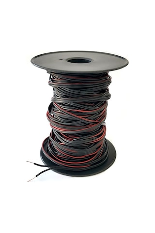 Electroon 2x0.75 MM Siyah İnce Hoparlör Ses Kablosu 20metre