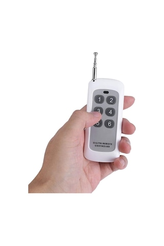 433mhz Kablosuz Uzaktan Kumanda 6 Buton Teleskopik Anten Garaj Otomatik Kapı Kepenk Bariyer Alarm