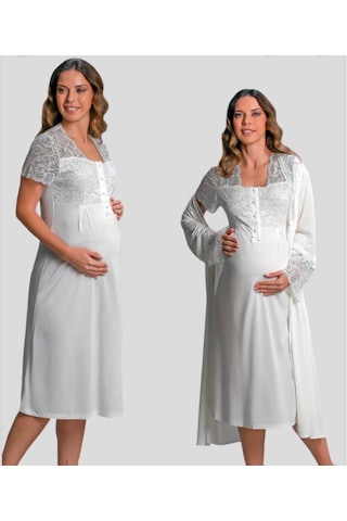 Nehirsel 3016 Hamile Lohusa Gecelik Sabahlık Tk