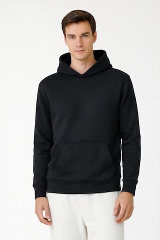Coupon Kapüşonlu Sweatshirt - Siyah Siyah - Siyah