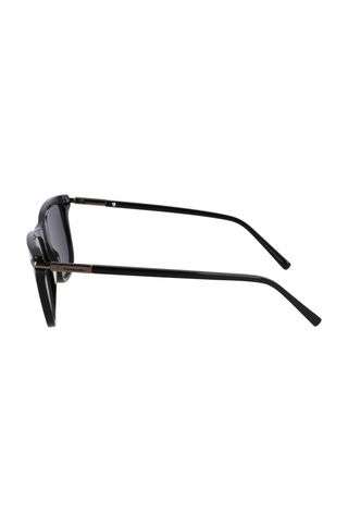 Salvatore Ferragamo Sf 2028s 001 54 Unisex Dikdörtgen Siyah Kemik Güneş Gözlüğü Siyah