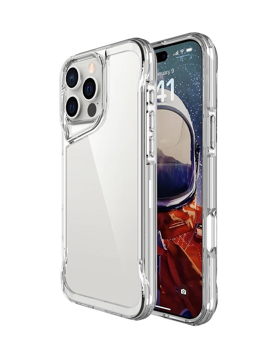 Zore Apple Uyumlu iPhone 16 Pro Max Kılıf Msra T-max Kapak - Şeffaf Şeffaf