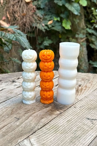 Rufus Concept Kabak Totem Tekli Mum Kalıbı Silikon