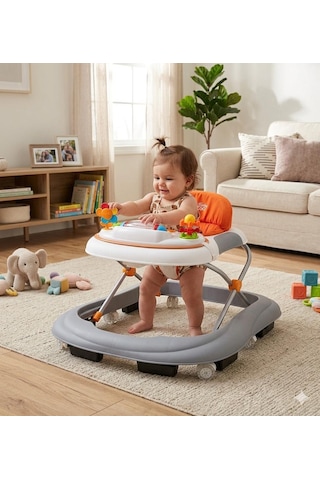 Baby2go 25838 Toodle Turuncu Lüks Yürüteç