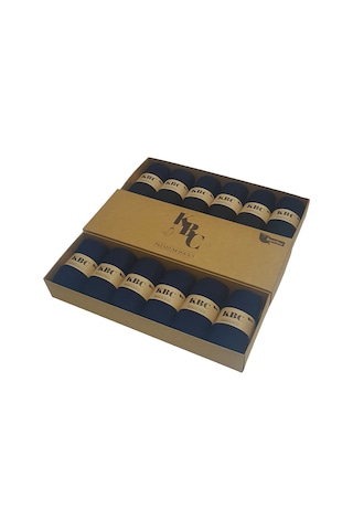 12'li Karışık Renk Dikişsiz Bambu Yazlık Klasik Erkek Çorap Seti Lacivert - Siyah