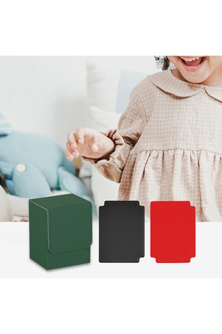 Suntek 2 Bölmeli Kart Destesi Kutu Tutucu 100+ İçine Uygun