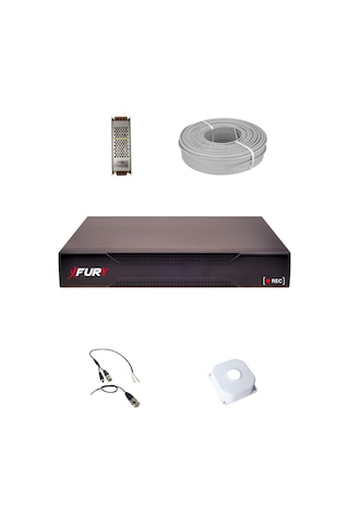 Fury 14 Kameralı Güvenlik Kamera Seti 2mp 1080p Full Hd 6 Atom Led Gece Görüşlü 1 Tb Hdd 5525