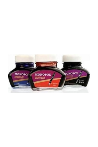 Okiofis Monopol Dolmakalem Yazı Mürekkebi 30 Ml. Siyah