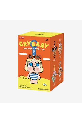 Pop Mart - Orijinal Crybaby Vacation Mode On Serisi Vinil Peluş Bebek Süpriz Kör Paket